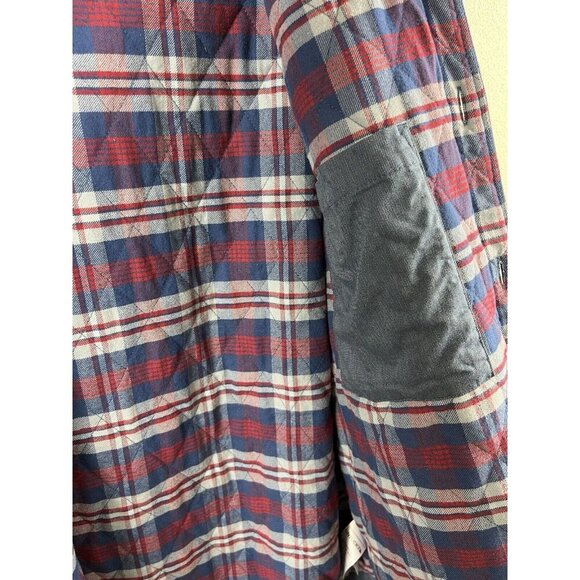 Untuckit Men’s Ziata Flannel Lined Jacket Blue Size Large - Picture 5 of 9